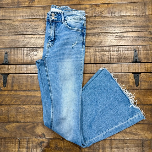 Bridges by GLY Buckle Brussels Taylor Ultra High Waisted Super Flare Jeans 27 - Picture 14 of 14